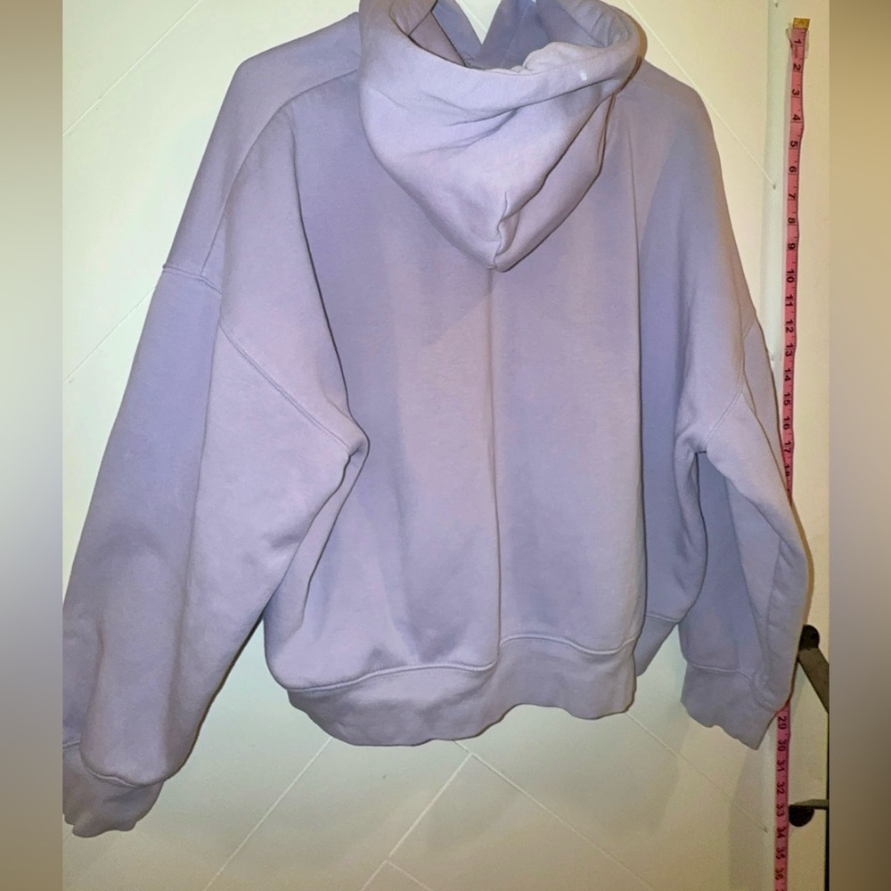 Stanley Stella Nora crop lavender Pullover Hoodie Medium cropped organic premium - Picture 5 of 12